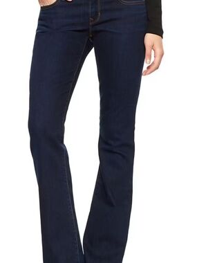 1969 Dark Blue Flare Jeans for Women - Mid-Rise Flared Leg